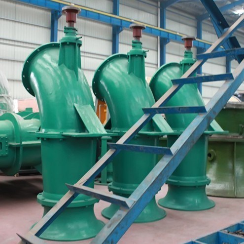 Vertical axial-(mixed)-flow pump