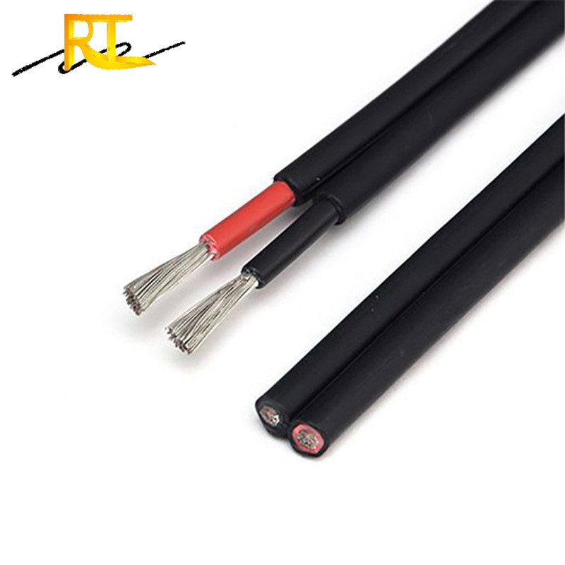red tuv pv1-f 2 x 10mm2 10awg solar cable 1500v dc 4mm 6mm2 10mm 16mm 25mm 35mm 50mm