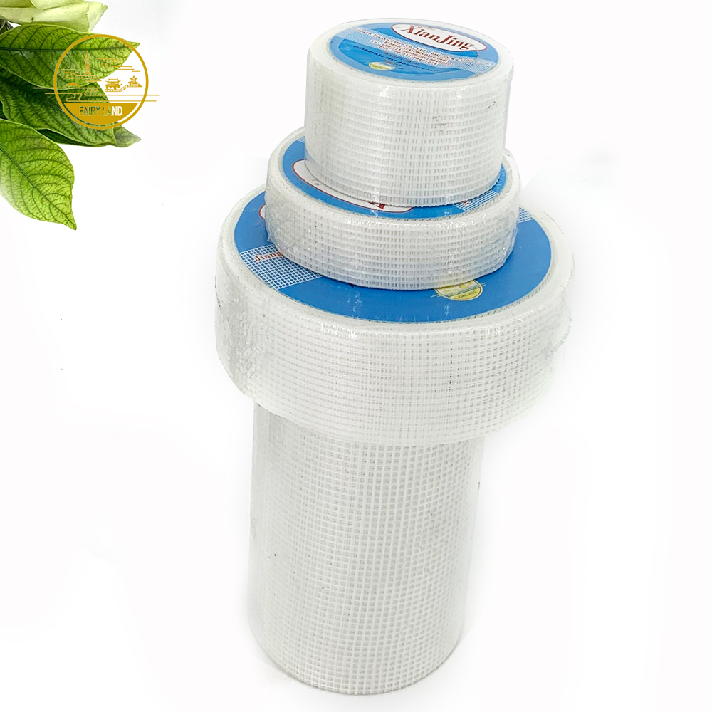 75mm*90m plaster board joint fibre tape 8x8mesh,9x9mesh adhesive fiberglass mesh
