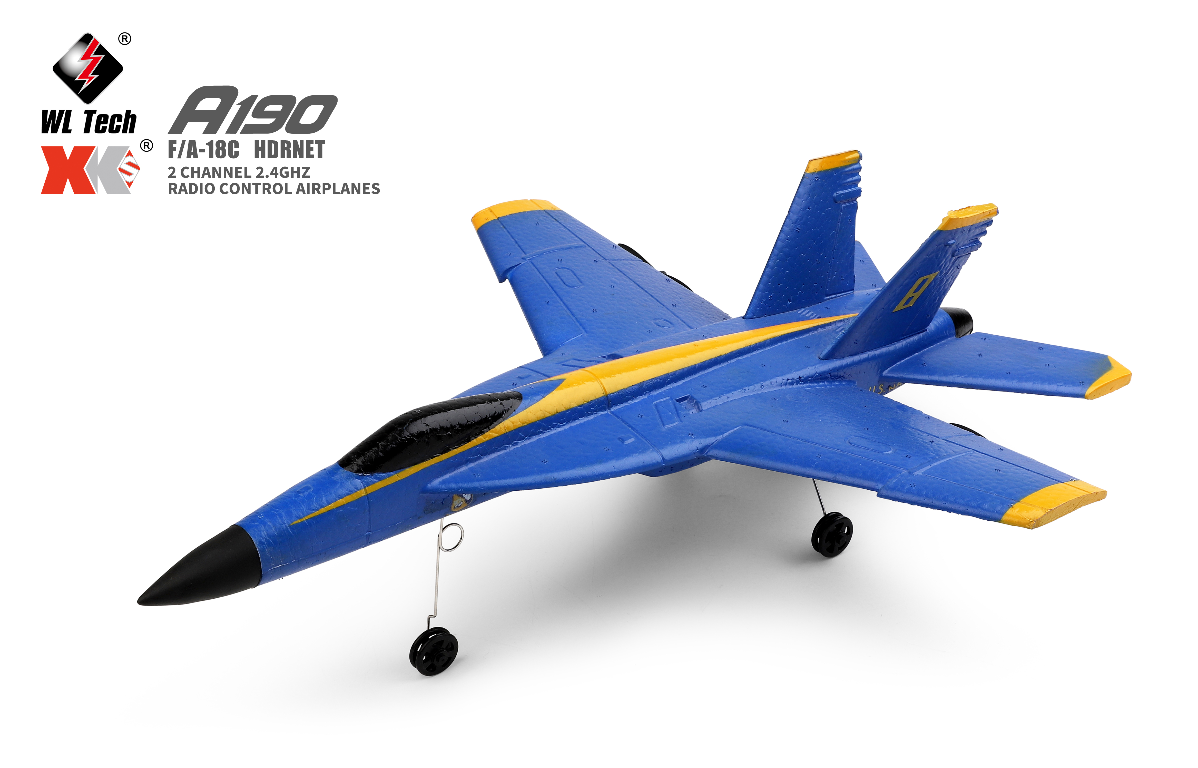 Scale 2CH Design Stable Flight Easy Control 2.4Ghz RC Plane Toy Aircraft Gliders