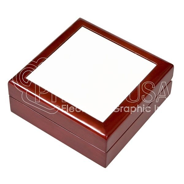 Sublimation Jewelry Box with Tile Lid