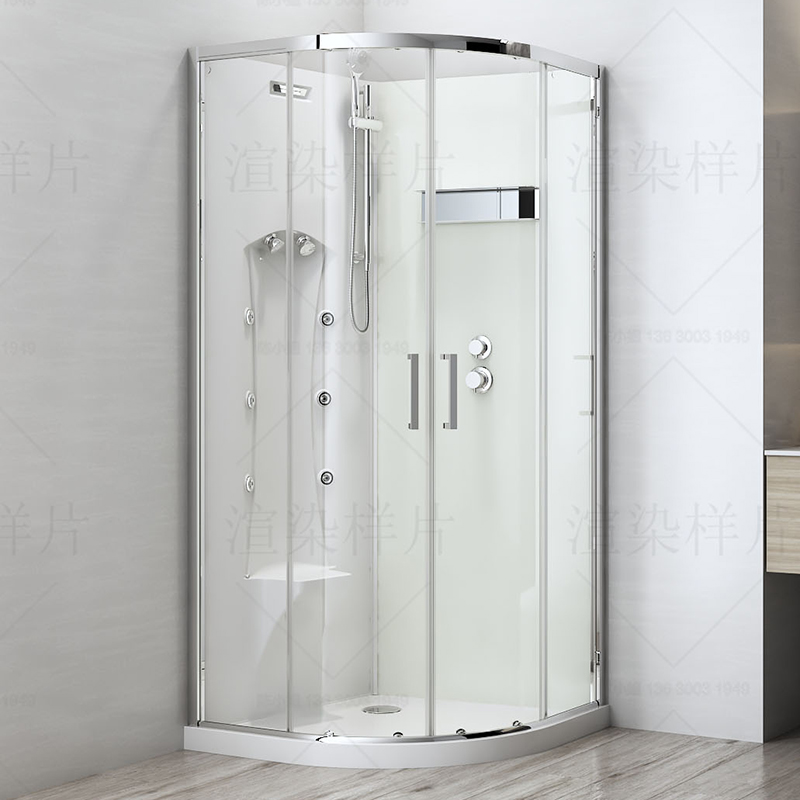 sliding door shower room cabin hidden screwless