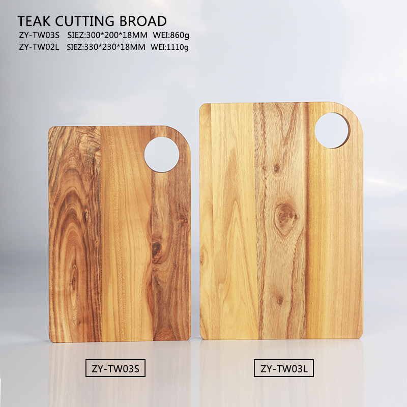 ZY-TW Teak cutting board，Cutting board，Chopping board，Serving board,Kitchen Chopping Board for Meat