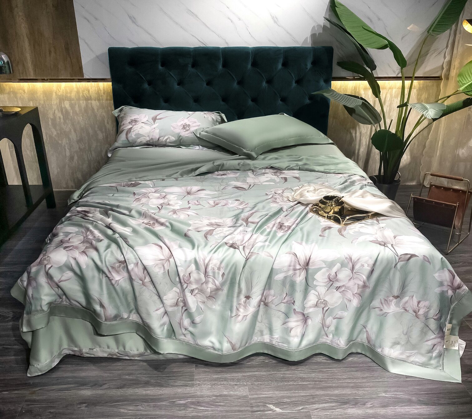 80s tencel print 4pcs set/summer quilt-8