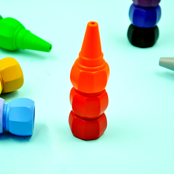 Cute shape crayon 10 Colors Non toxic cute shape plastic crayons for kids drawing