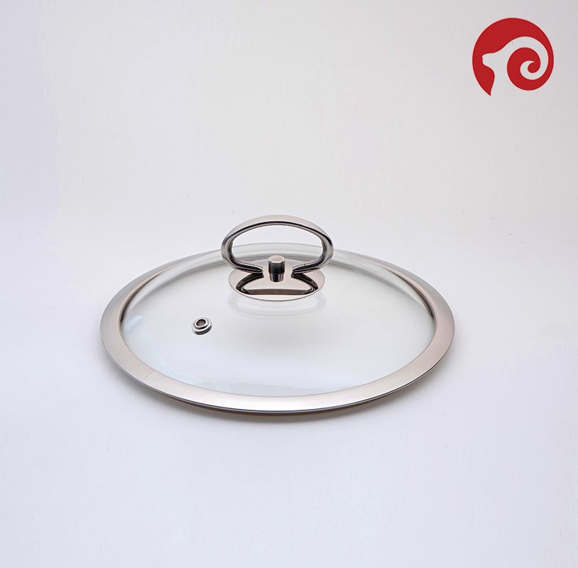 Tempered glass LID with handle