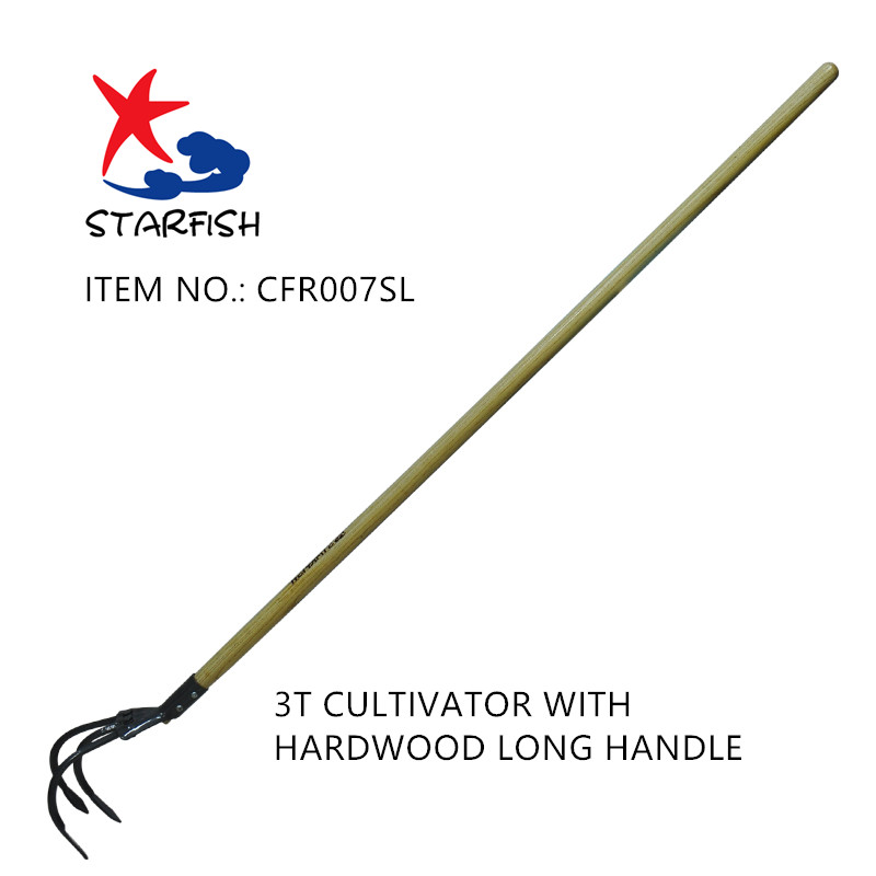 Cultivator With Hardwood Long Handle