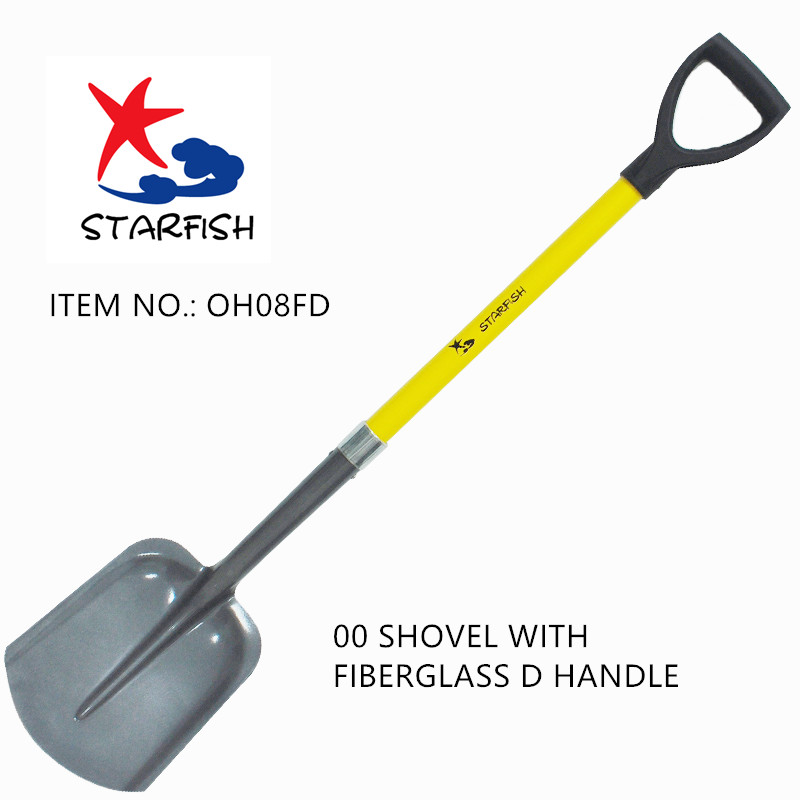 00 Shovel With Fiberglass D Handle