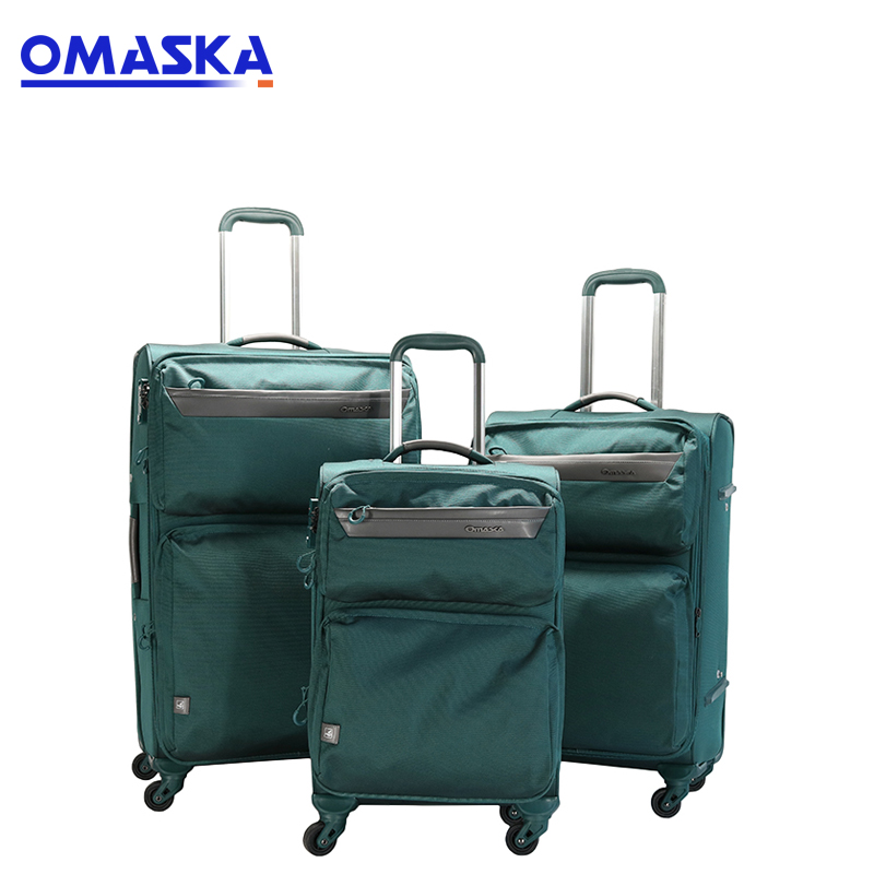3 pieces 20 24 28 inch fabric trolley travel luggage set