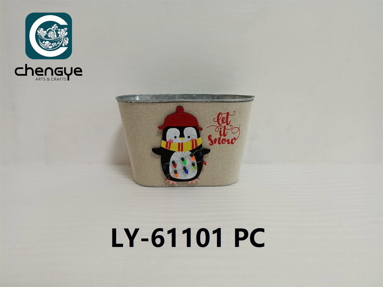 Metal Bucket, Christmas，storage
