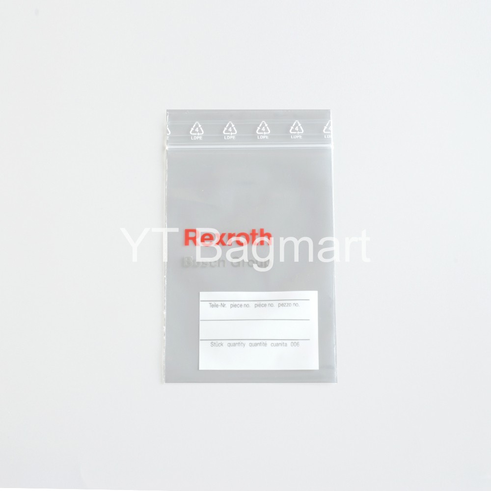 LDPE zipper bag customized