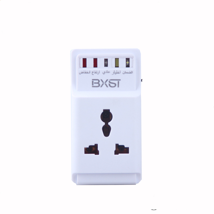 BX-V074 240V 13A Arab Universal Socket Voltage Protector, Safety Washing Machine TV Fridge Home Appliances Guard
