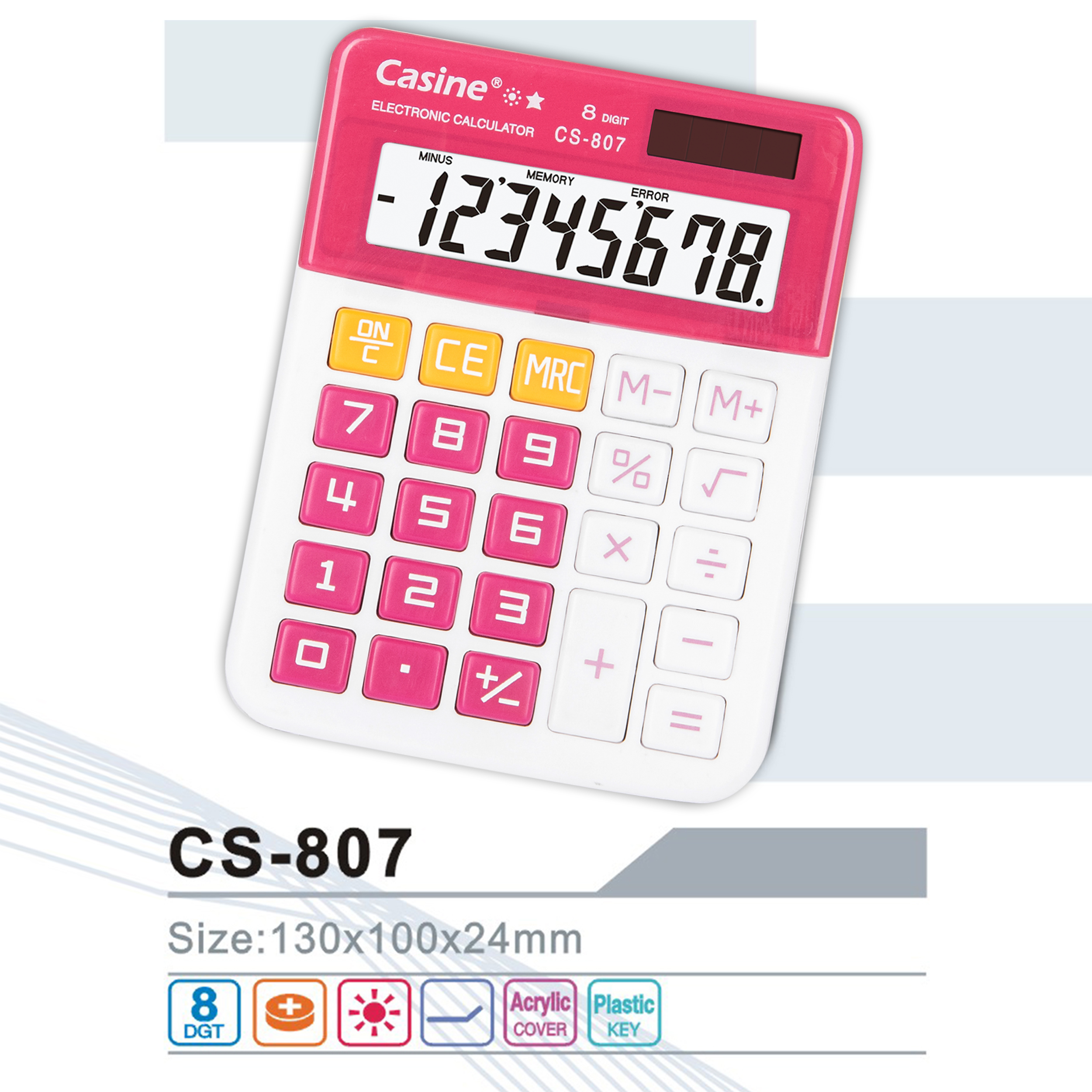 CS-807 - 8-digit desktop calculator - Casine