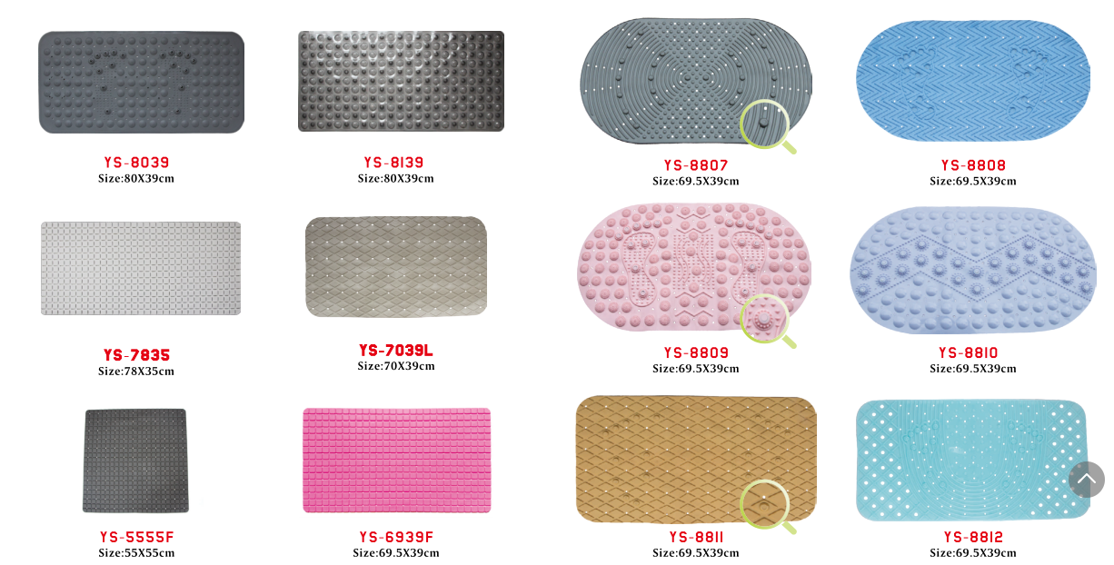 Custom Design New Style PVC Bath Mat Hot selling