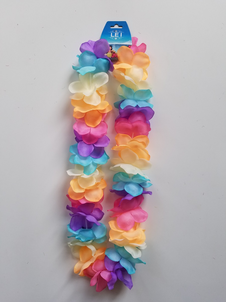 Rainbow leis