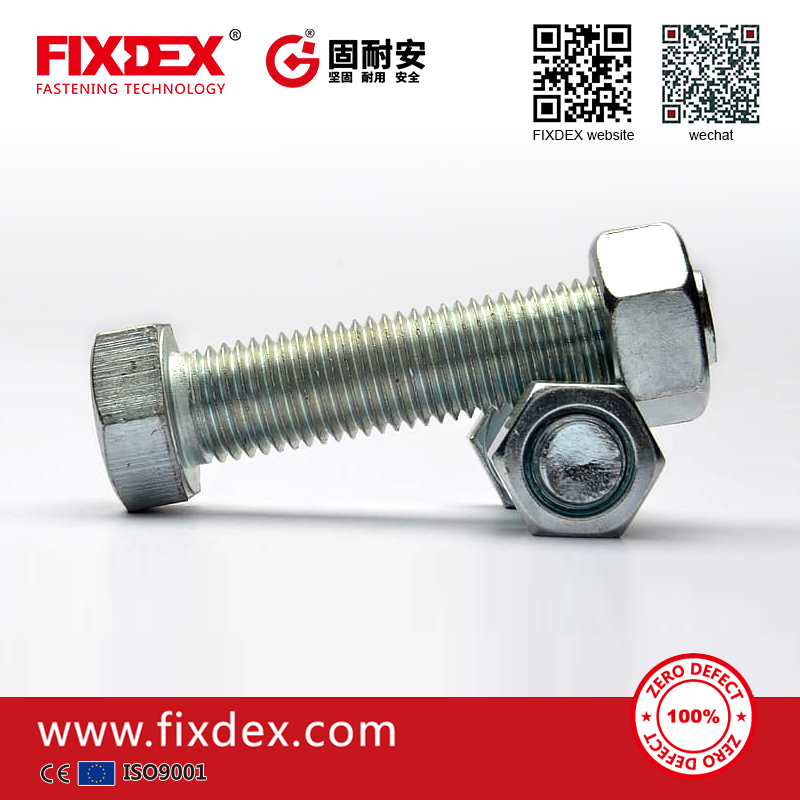 Galvanized Nuts and Bolts Screw Fastener Stainless Steel 304