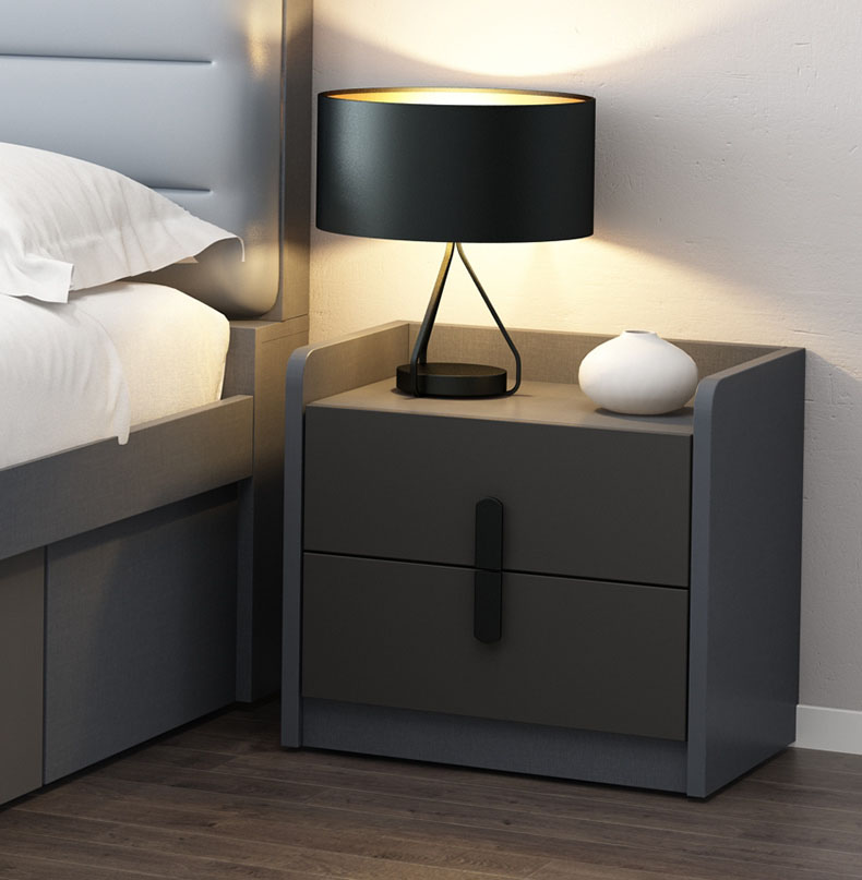 Bedroom Furniture Manufacturer Wooden Drawer Chest Nachttisch Modern Storage Side Bedside Table Wood Cabinets Nightstands