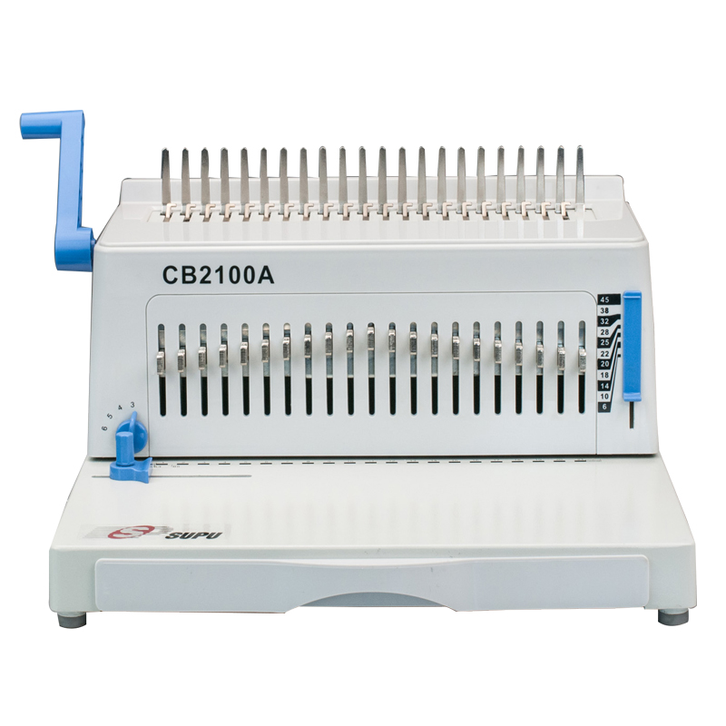CB2100A plus electric comb binding machine A4 size plastic comb binder
