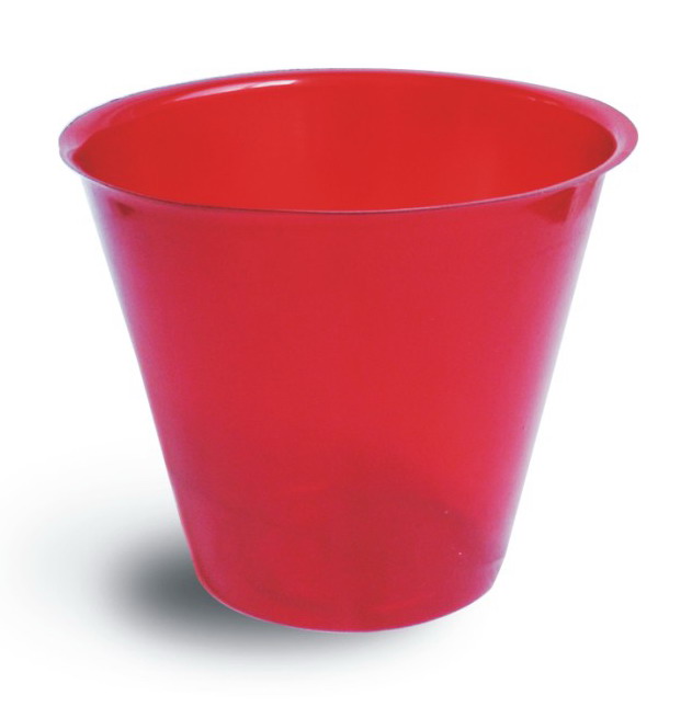 round plastic cover pot