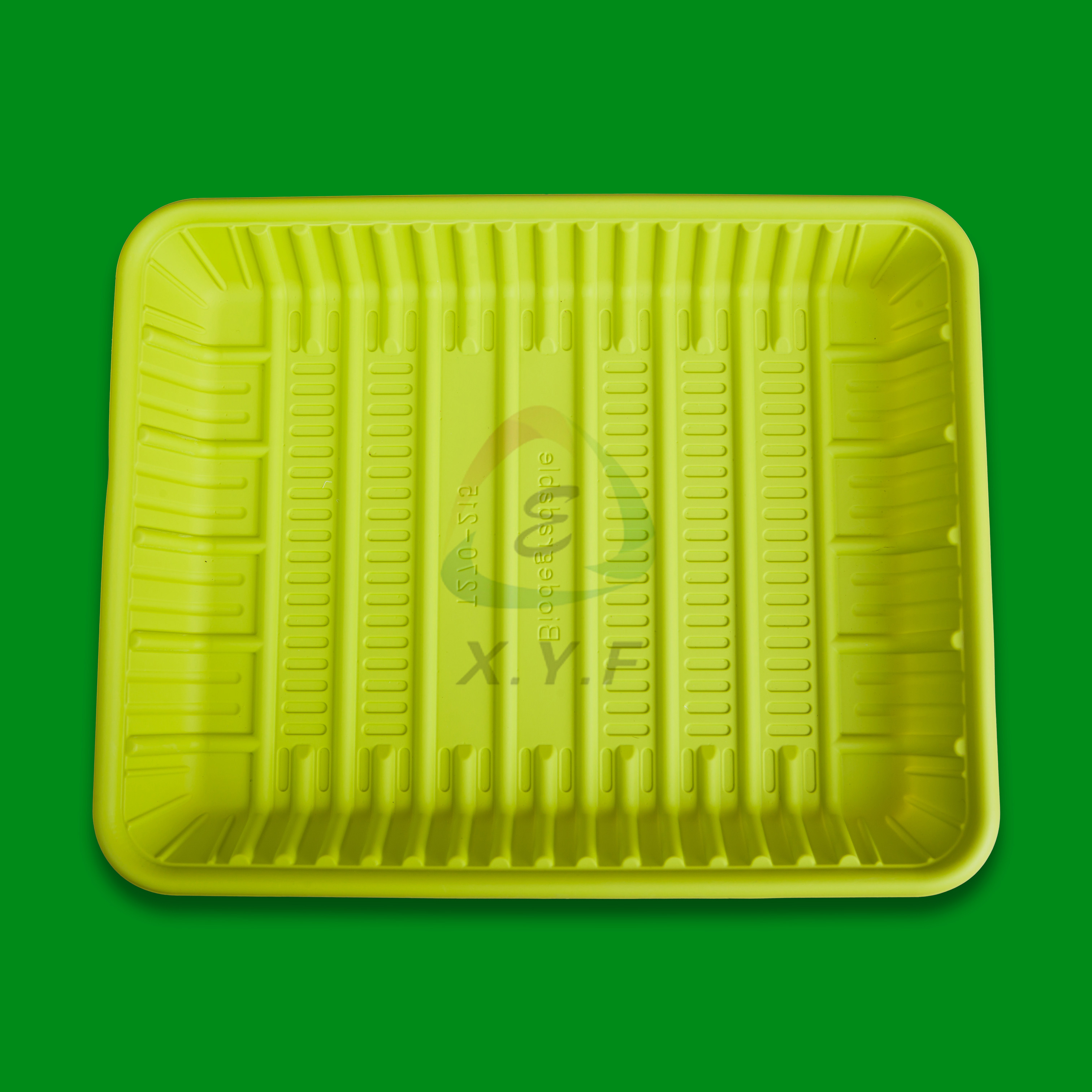 Disposable 100% biodegradable tray