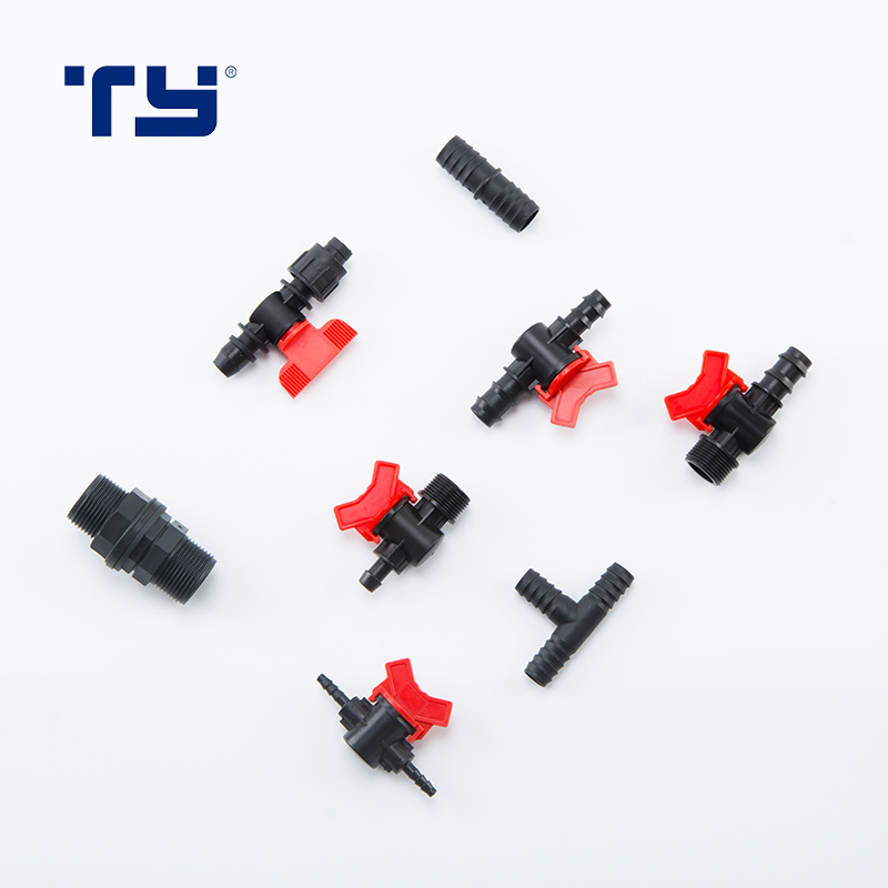 PP Mini Valve Plastic Mini valve Male valve Micro Irrigation Barb Valve