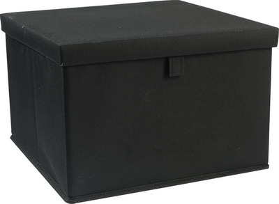 Foldable fabric storage baskets