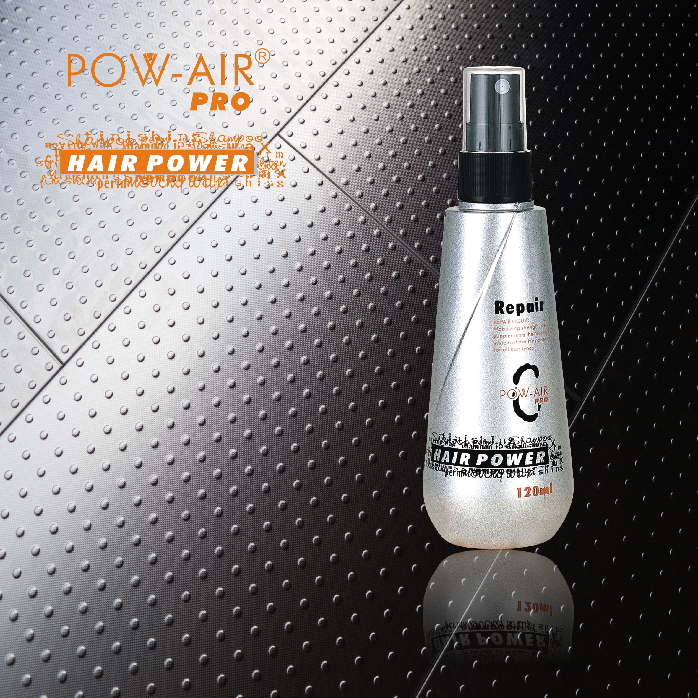 POW-AIR Professional Hair Repair Spray Miracle Leave-In Plus Keratin