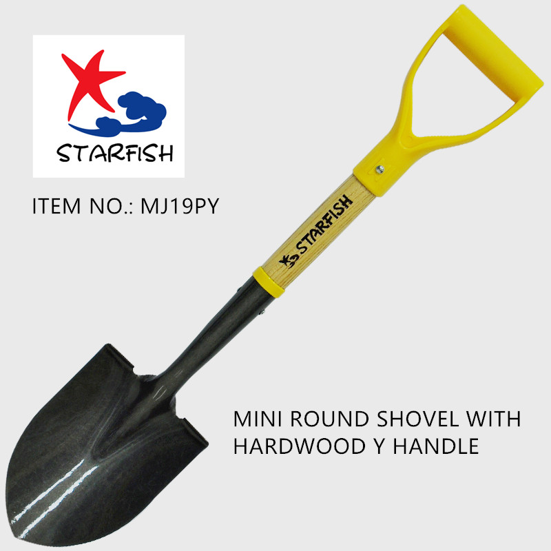 Mini Round Shovel With Hardwood D Handle