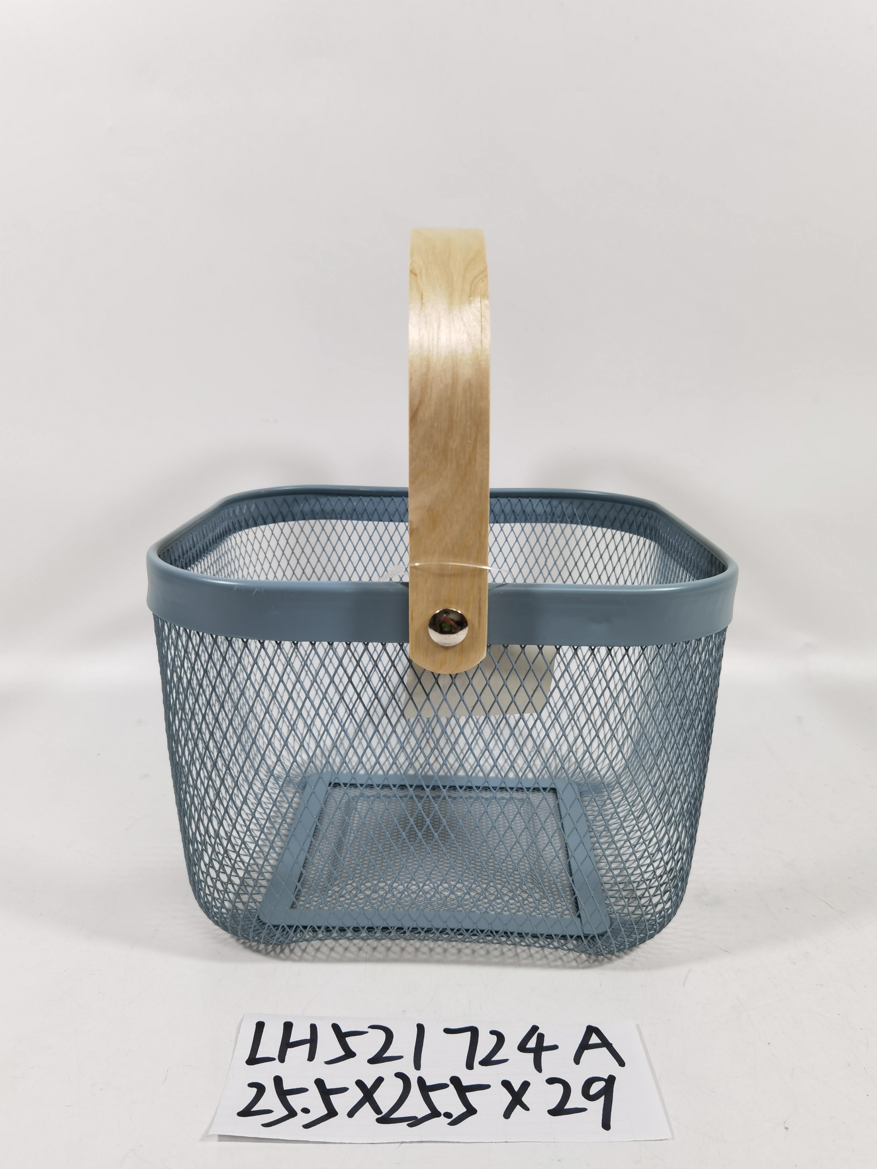 Home basket snack magazine iron storage box