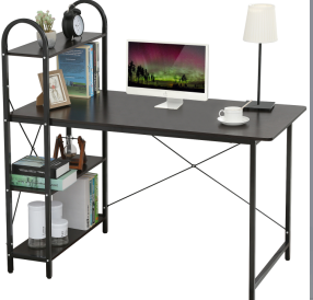 Computer Desk with Bookshelf
