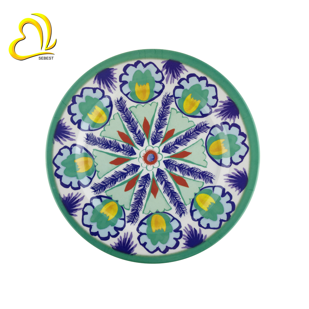 SEBEST 11inch Melamine Flat Plate SEMP10110