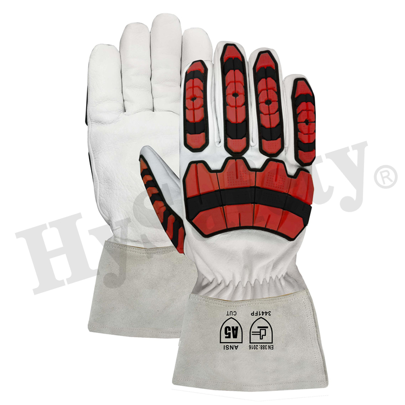 Leather gloves, impact glove, work glove, cut resistant glove, welding glove, welder gloves