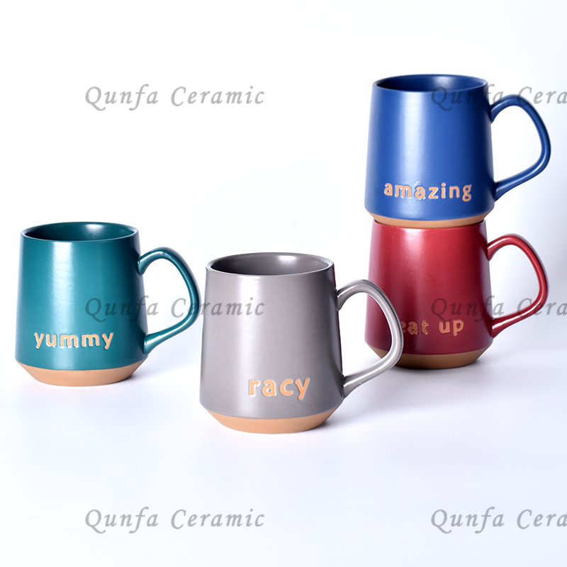 Korean Set of 4 Ceramic 20 oz Couple Mug