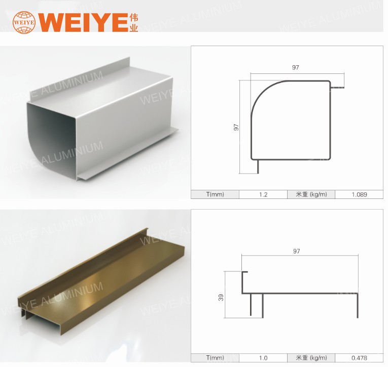 hair -dressing device aluminium profile