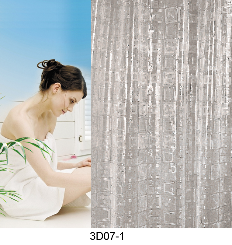 3d Peva Shower Curtain