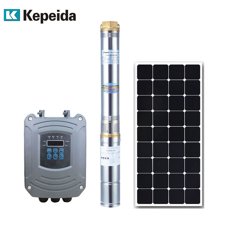 DC Solar Submersible Water Pump Kit For Agriculture