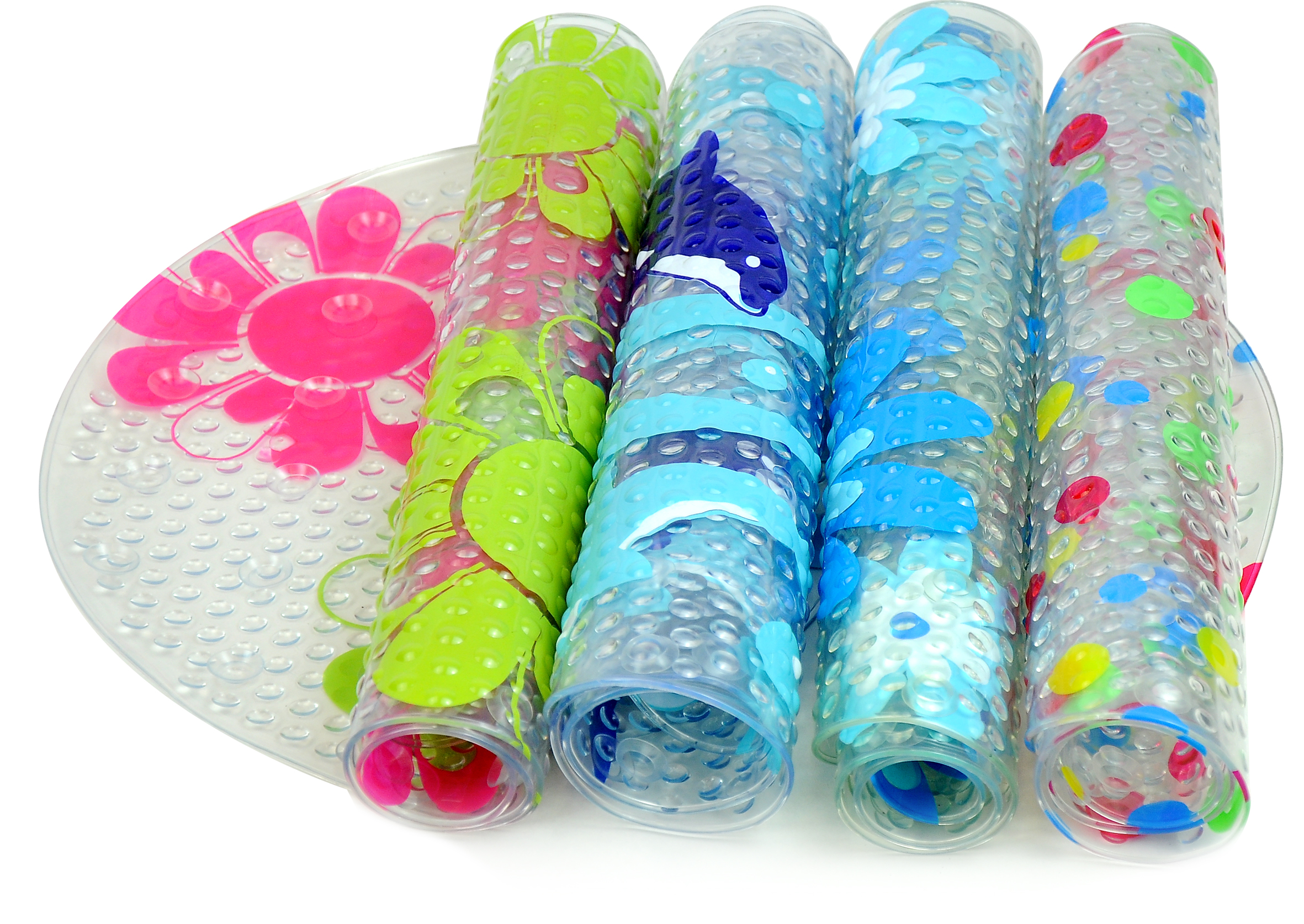 Printing plastic non-slip bath mat