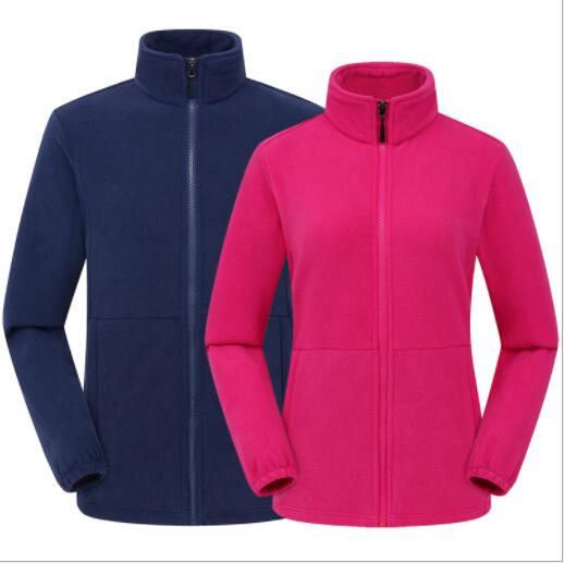 Autumn and winter t polar fleece coat men and women embroidered LOGO outdoor mountaineering clothing