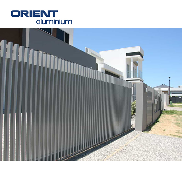Aluminium blade fencing fence gate