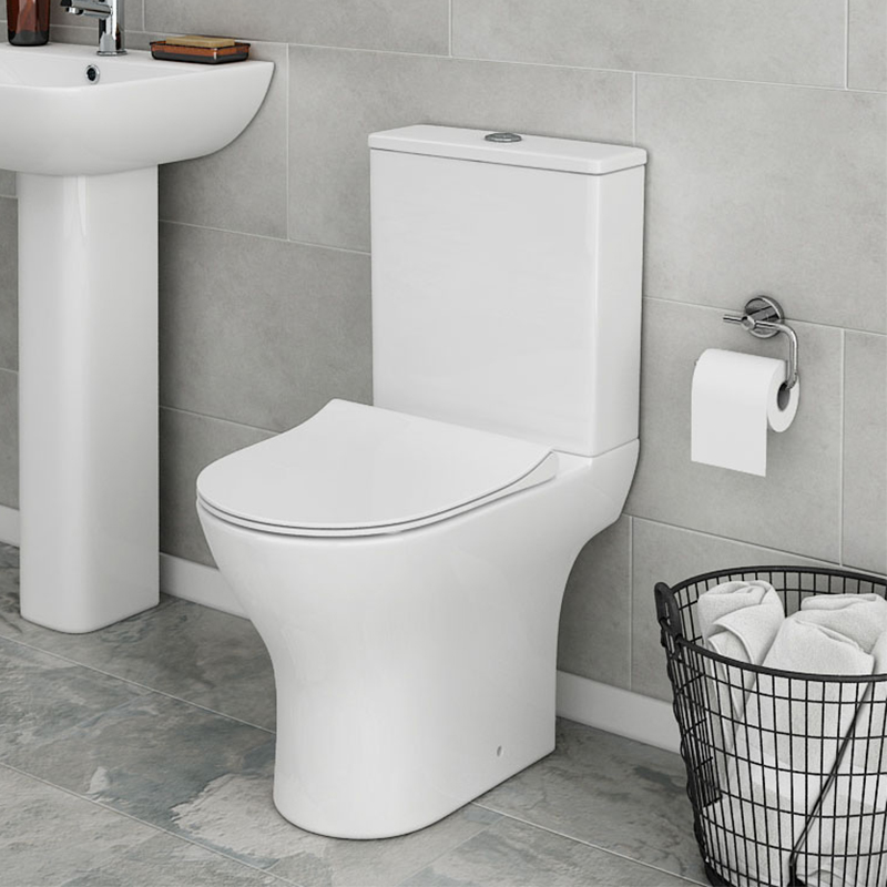 Elongated toilets