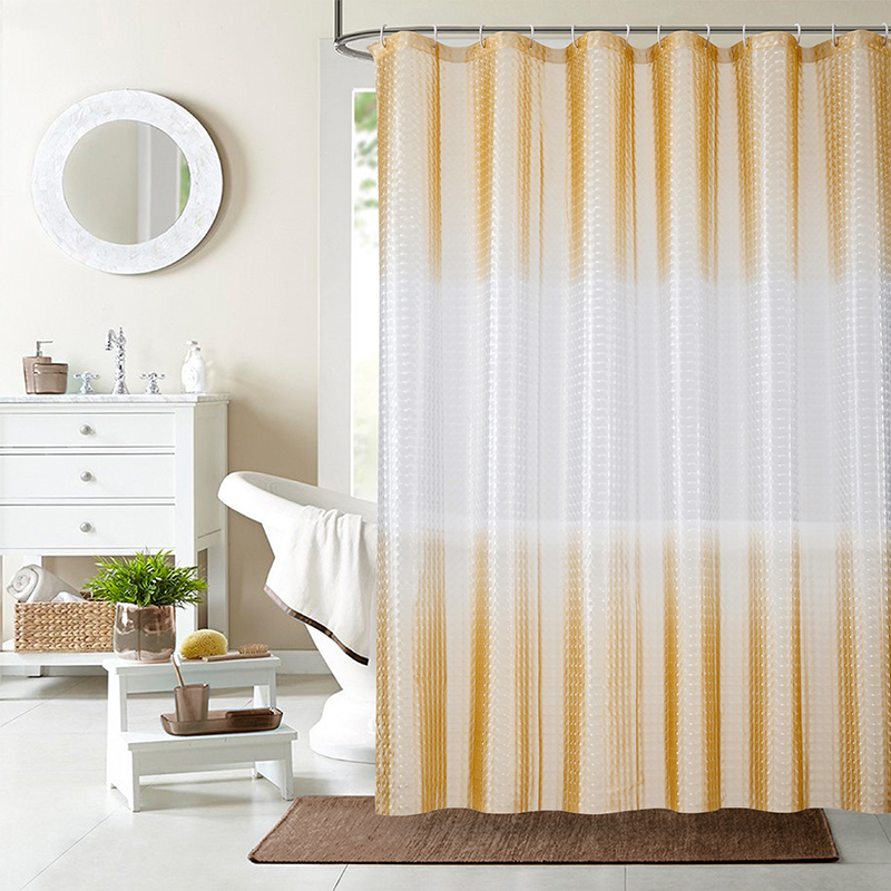 PEVA 3D Gradient shower curtain household 180*180CM