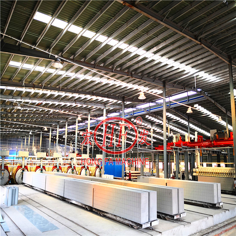 Lightweight Autoclaved Aerated Concrete Sand Fly Ash AAC Block Production Line AAC Blocks Plant