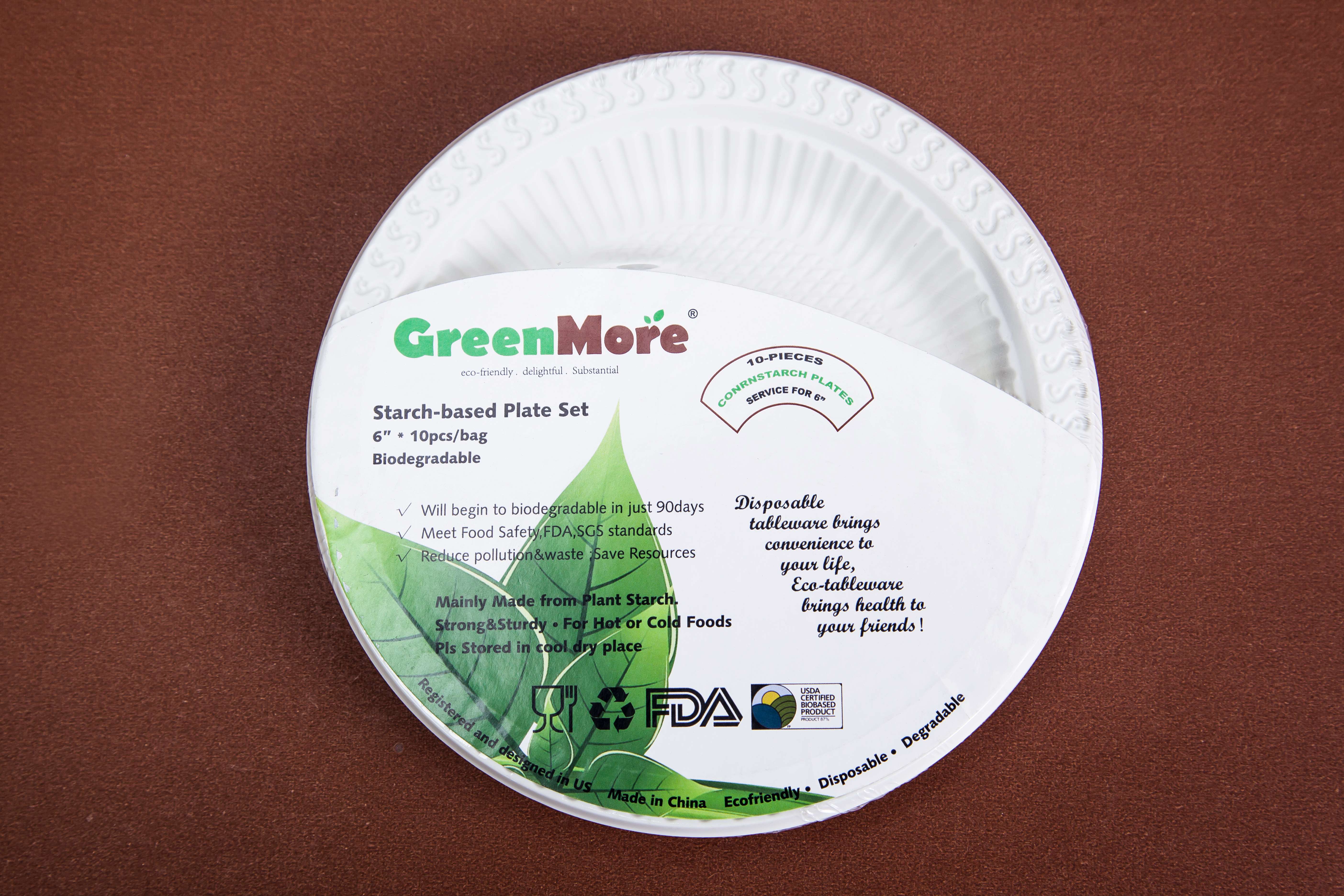 Disposable Shrink Pack 9inch Plate