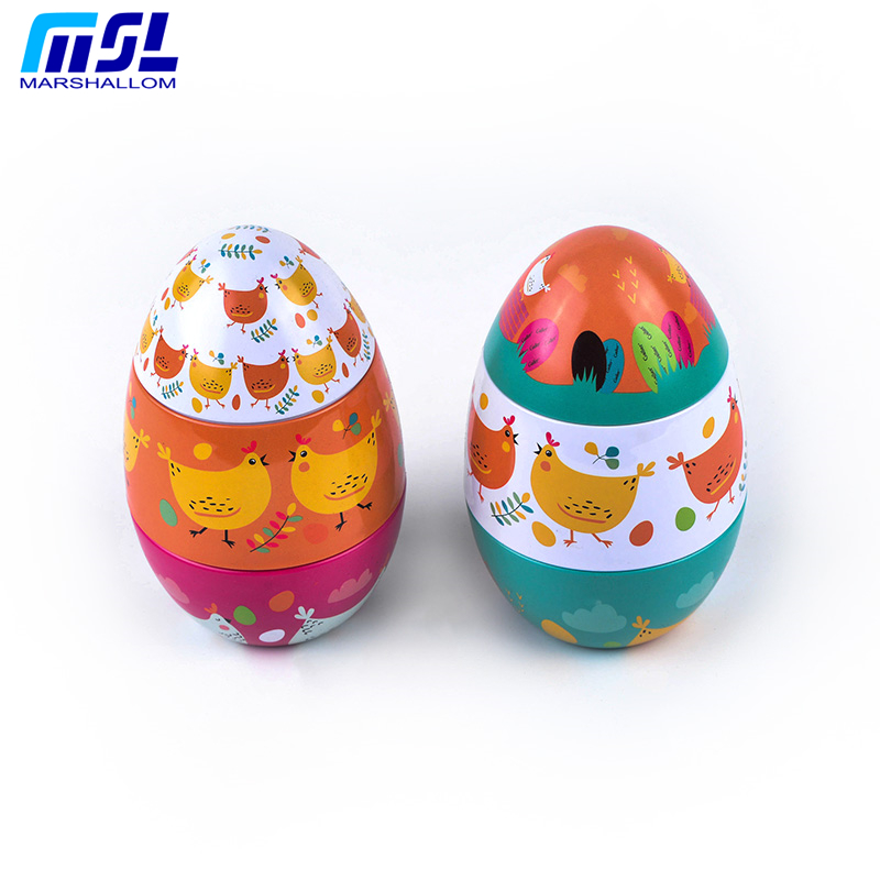 Egg tin/tin box