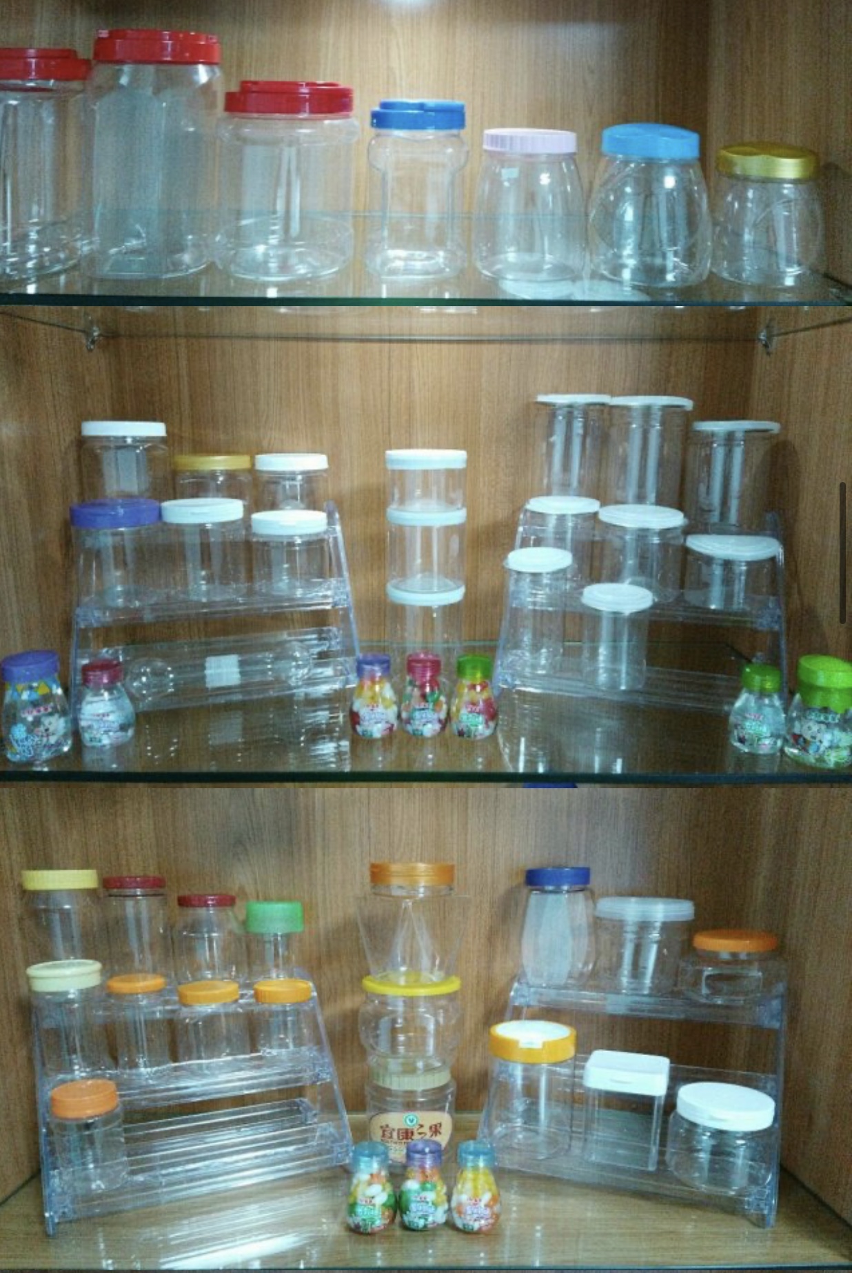 plastic jar for food plastic jars with screw lid