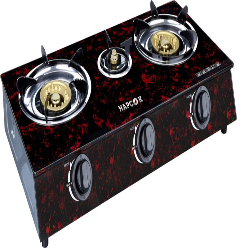 Three-hole gas stove