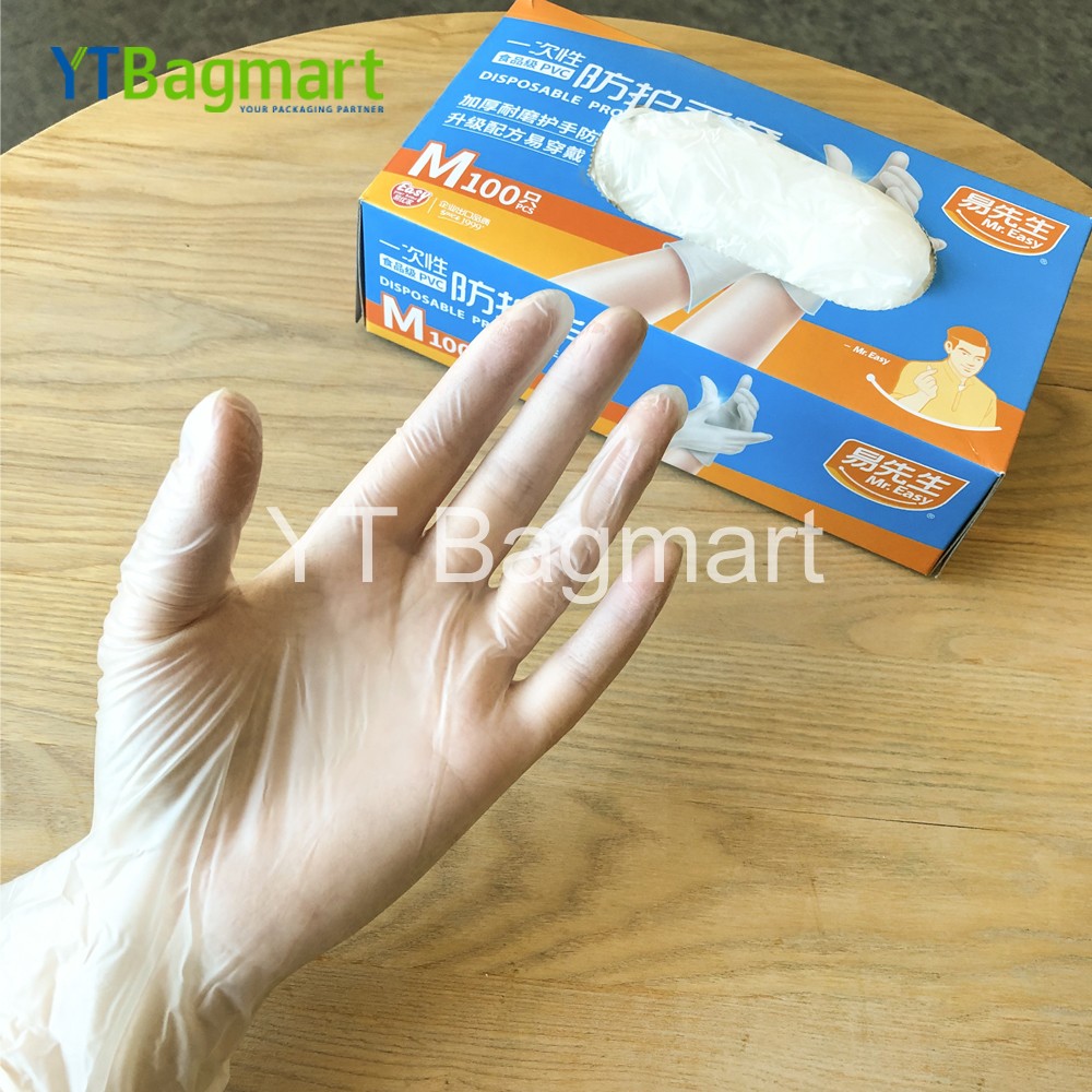 ‘’ S PVC glove disposable