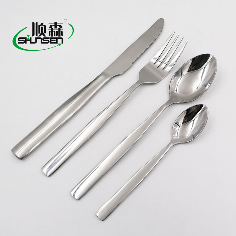 Plain Design 18/0 430 Stainless Steel Cutlery