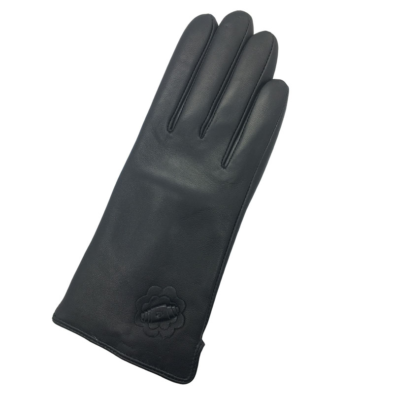 Women's classical fashion sheepskin leather gloves