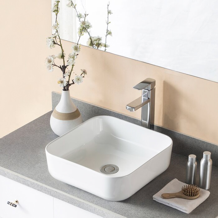 LB3104 white ceramic basin